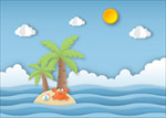 夏日海岛