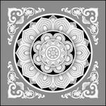 欧式洋花吊顶装修装饰寺庙佛龛