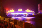 旬阳廊桥夜景
