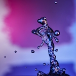 溅起的水花