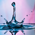 溅起的水花