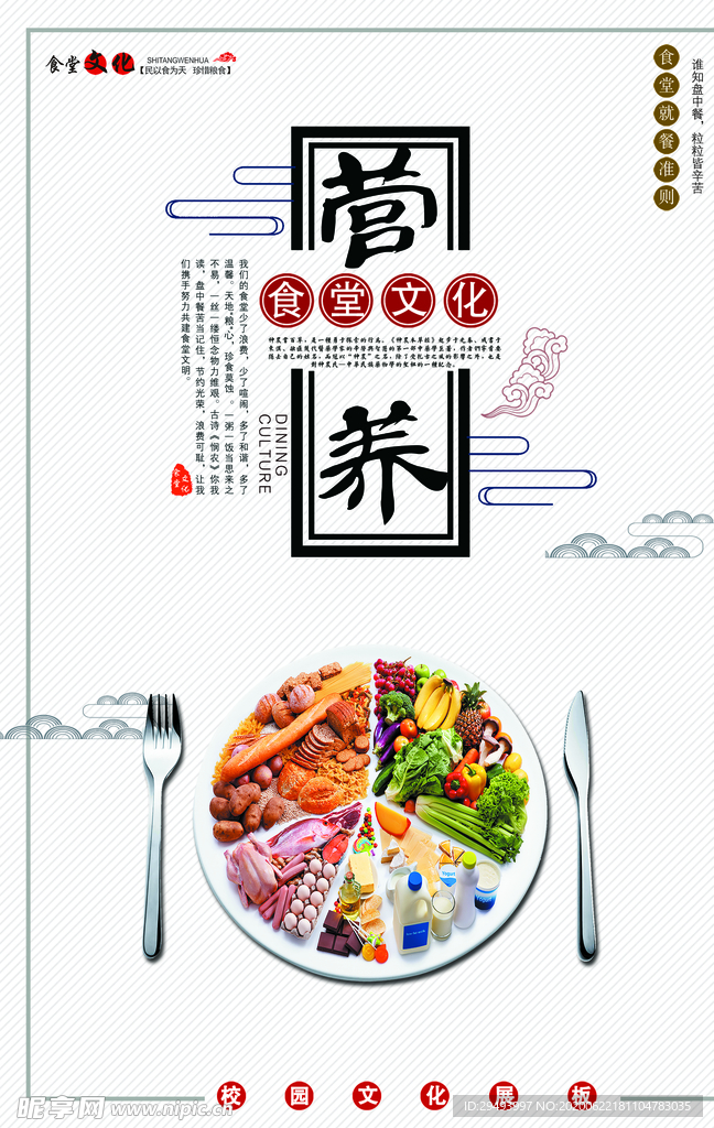 珍惜粮食海报