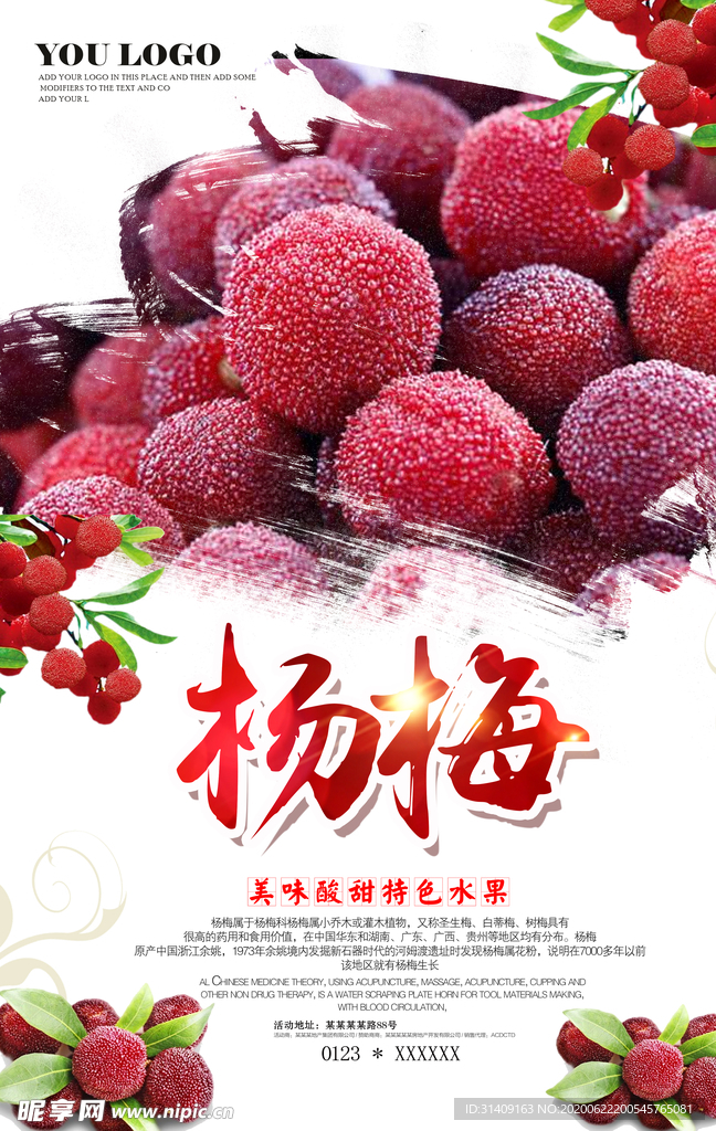 杨梅展板