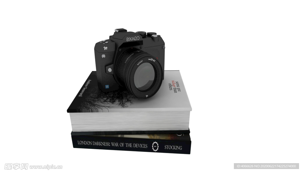 相机书本3d模型