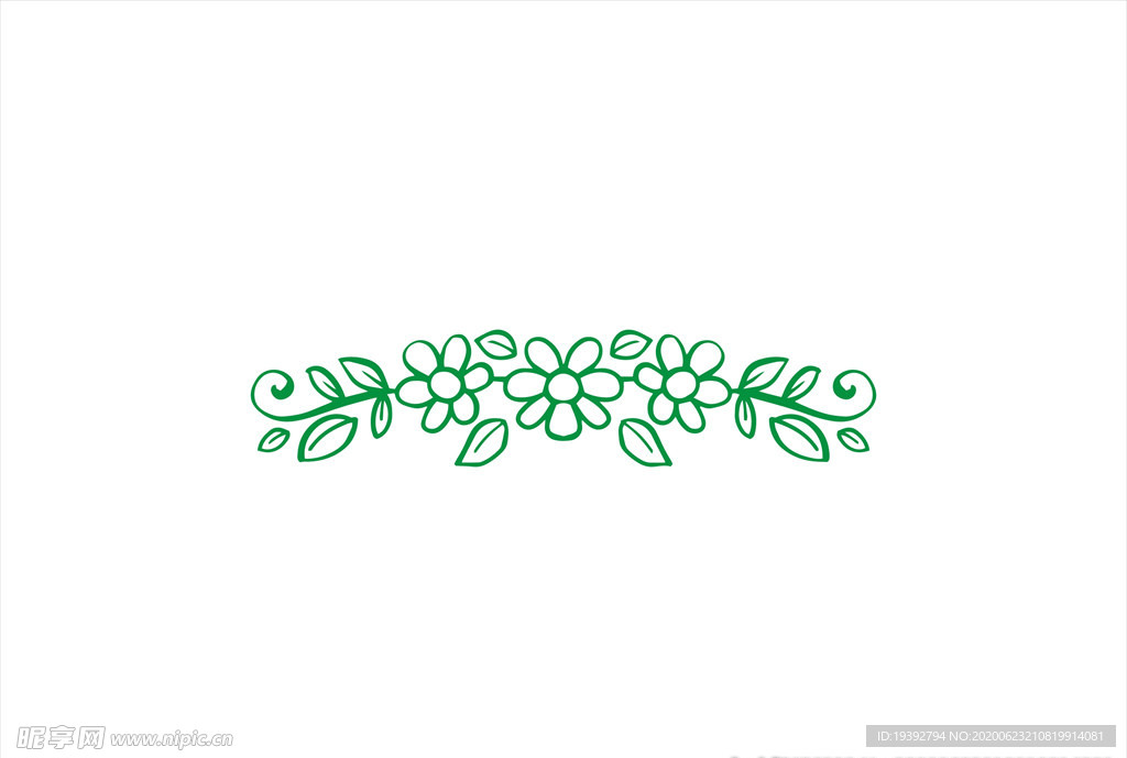 手绘花边