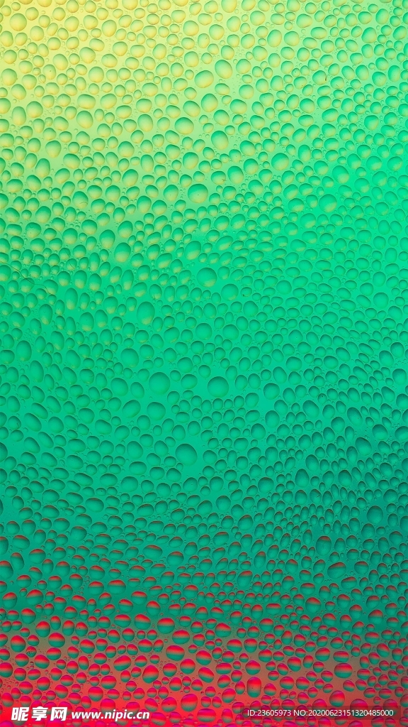 水珠彩色微距水珠底版水滴露珠