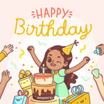 生日快乐吹蜡烛