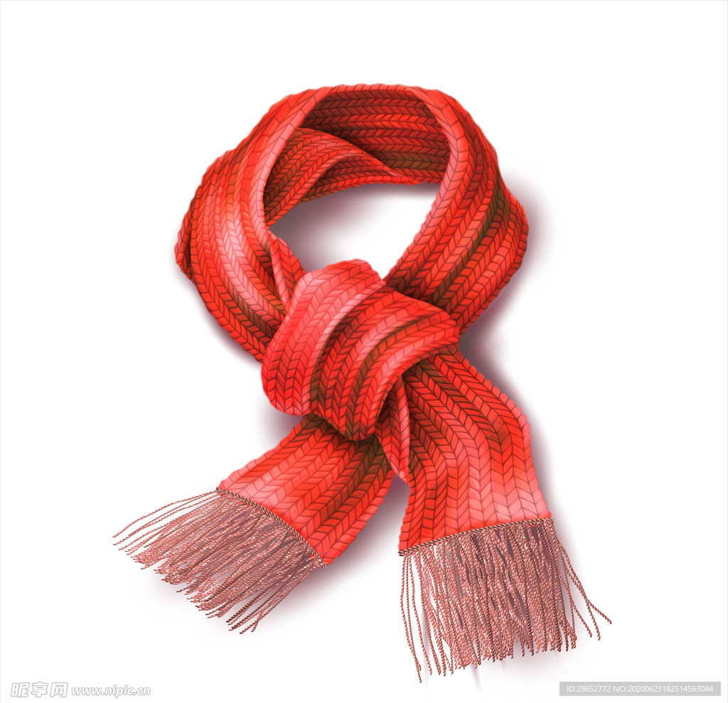 紅色圍巾 紅色 條紋圍巾 圍巾插畫, 圍巾剪貼畫, 圍巾圖, 保暖圍巾素材圖案，PSD和PNG圖片免費下載