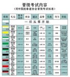 跆拳道晋级考试内容