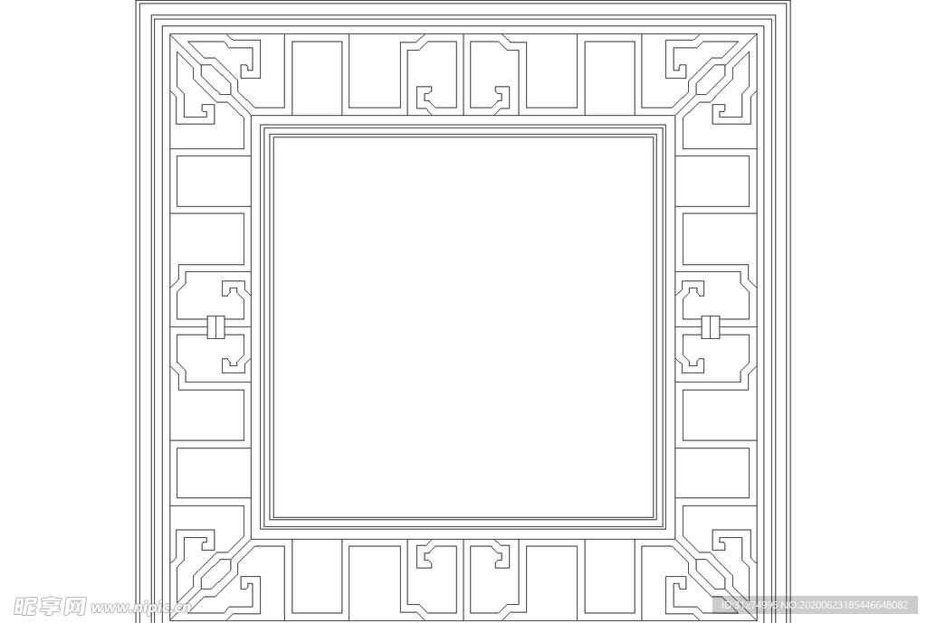 镂空花图案