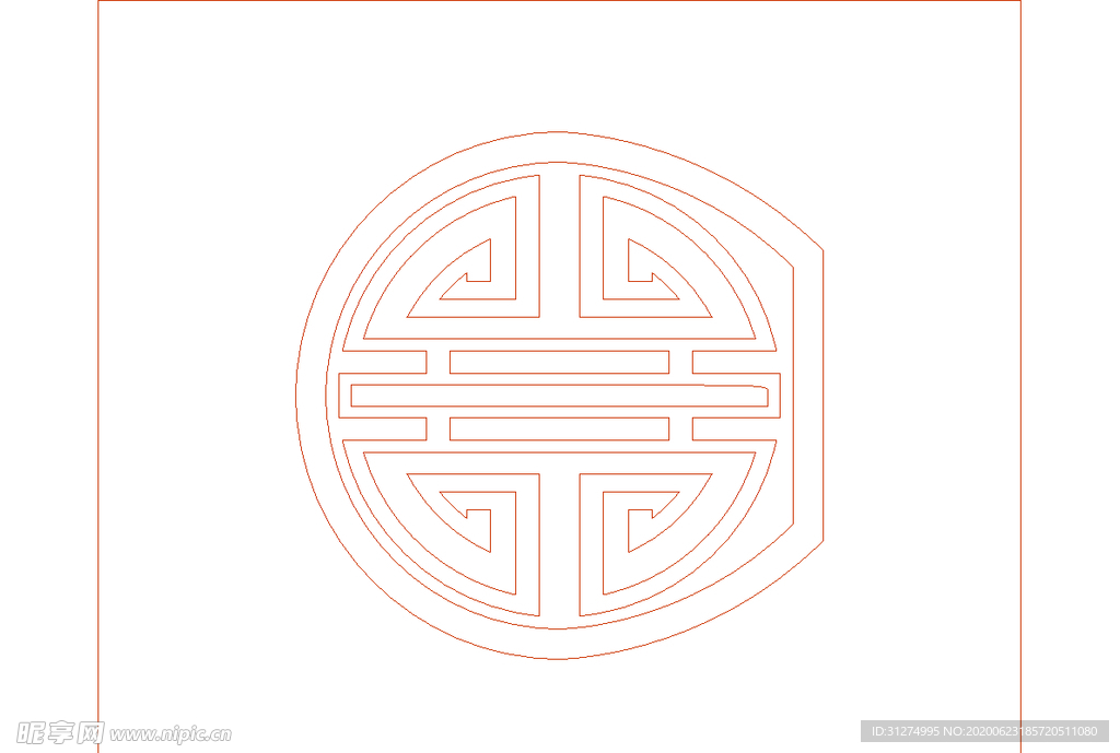 镂空花图案