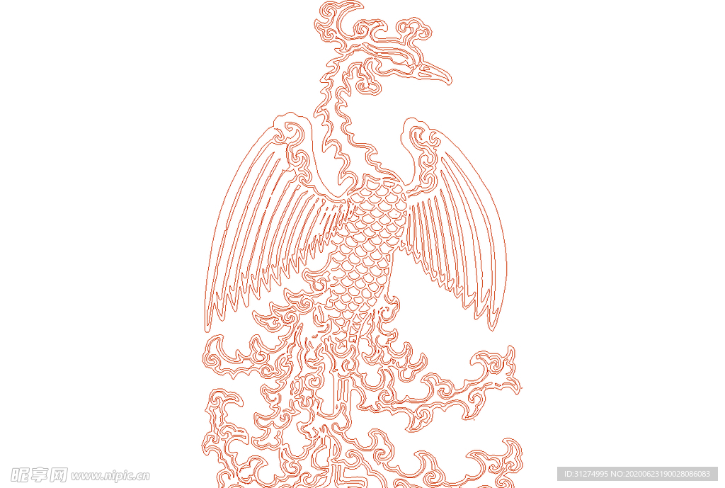 镂空花图案