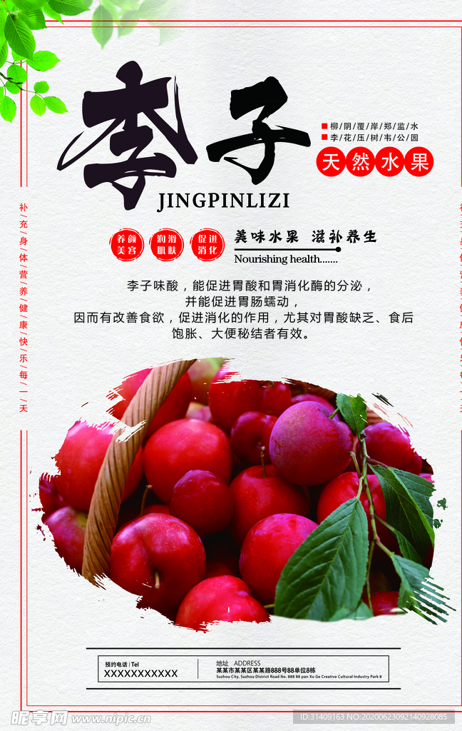 李子海报