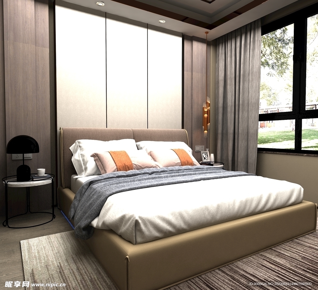 高端卧室3d模型