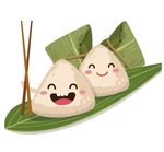 可爱的粽子宝宝,矢量图,粽子