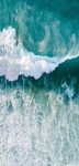 绿海波浪