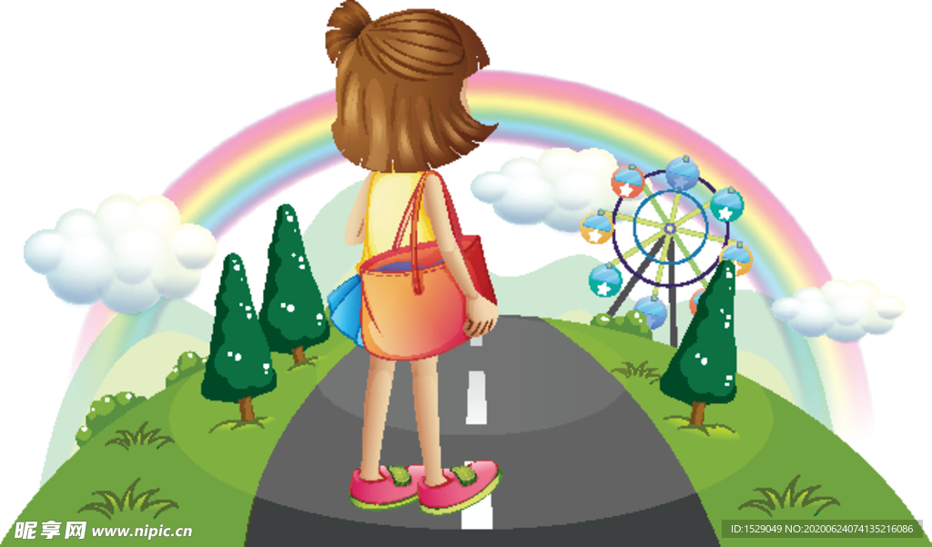 卡通道路