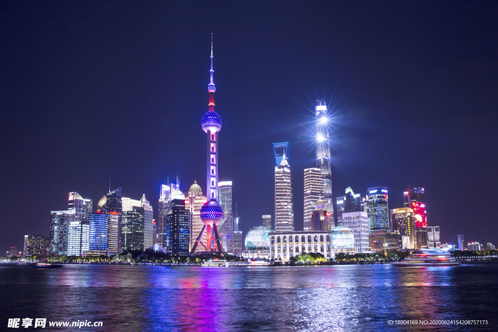 上海黄浦江夜景