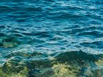 清澈水面 海水 海洋