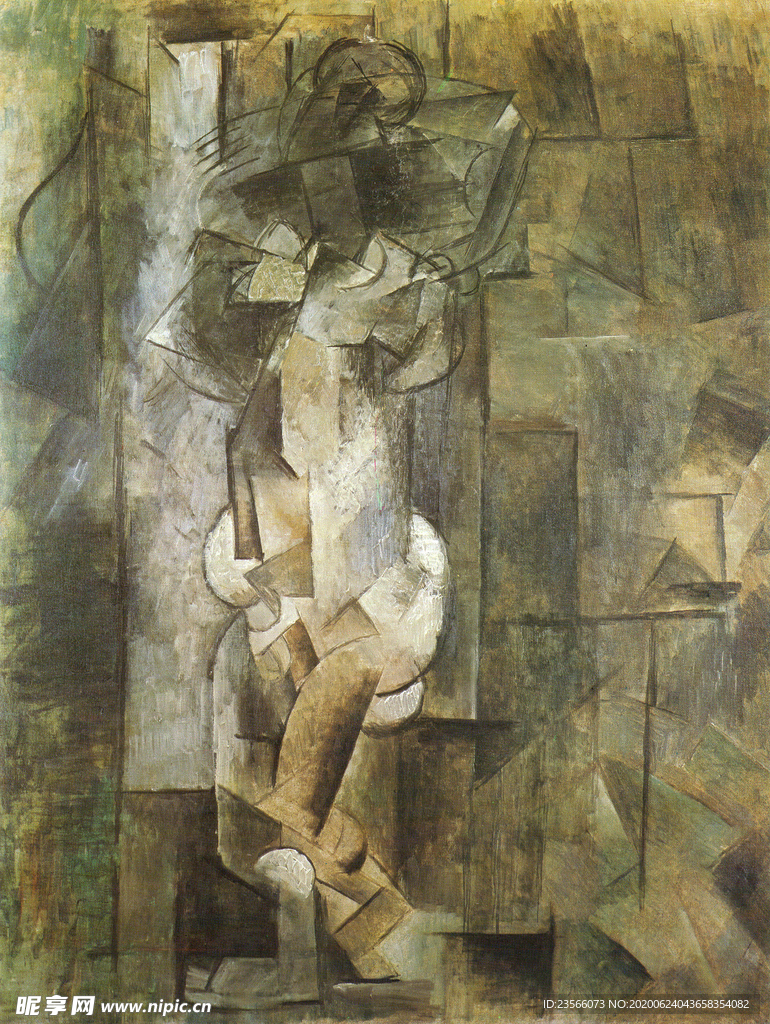 毕加索抽象绘画作品