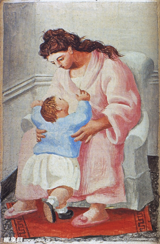 毕加索抽象绘画作品