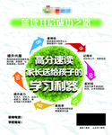 白色绿色教育宣传单