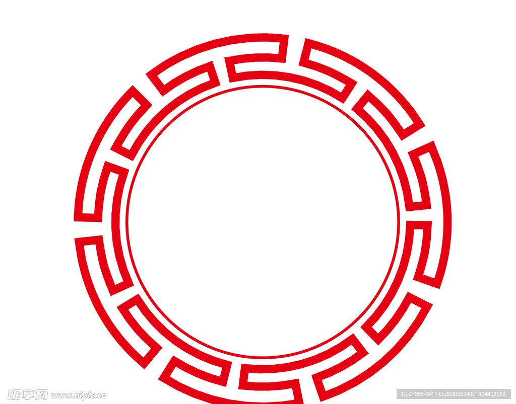 圆形边框
