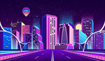 霓虹城市
