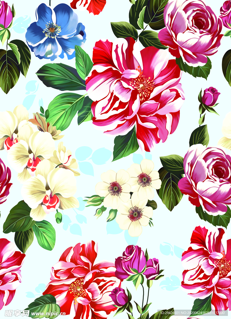 手绘花