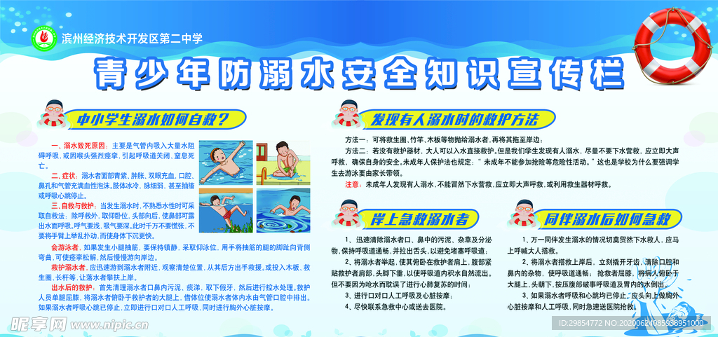 防溺水宣传栏