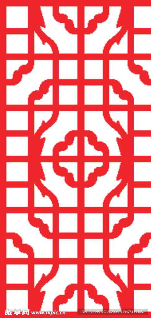 镂空花图案