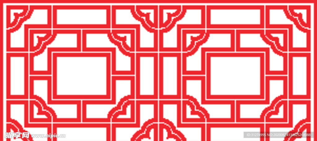 镂空花图案