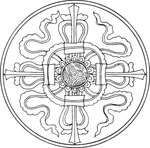 镂空花图案