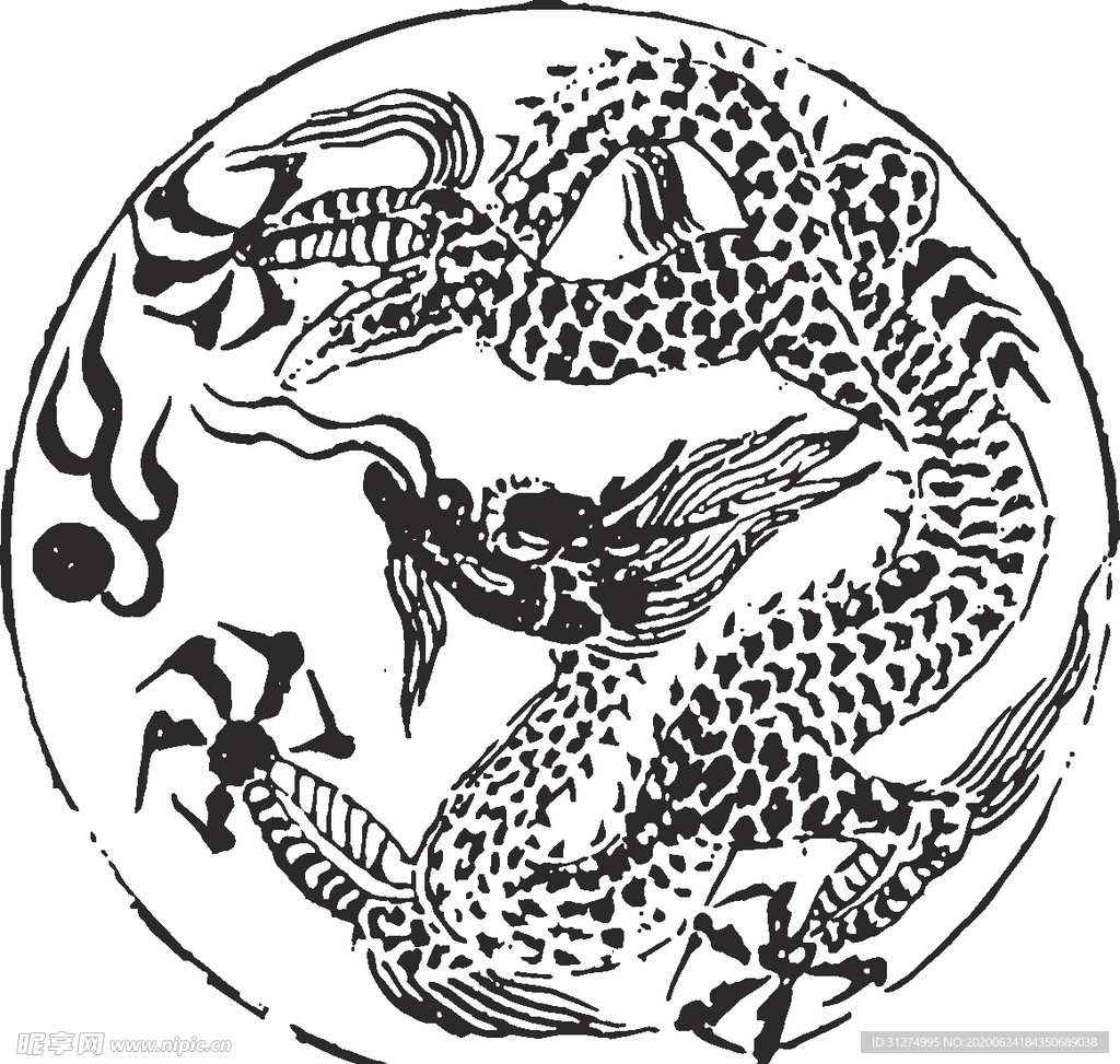 镂空花图案