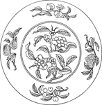镂空花图案