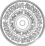 镂空花图案