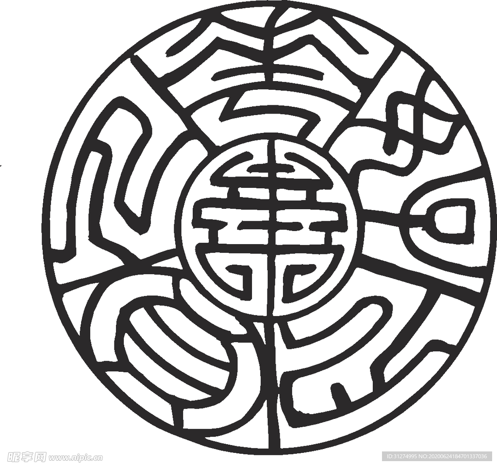 镂空花图案