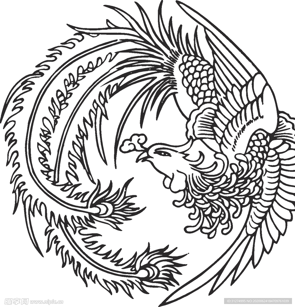 镂空花图案