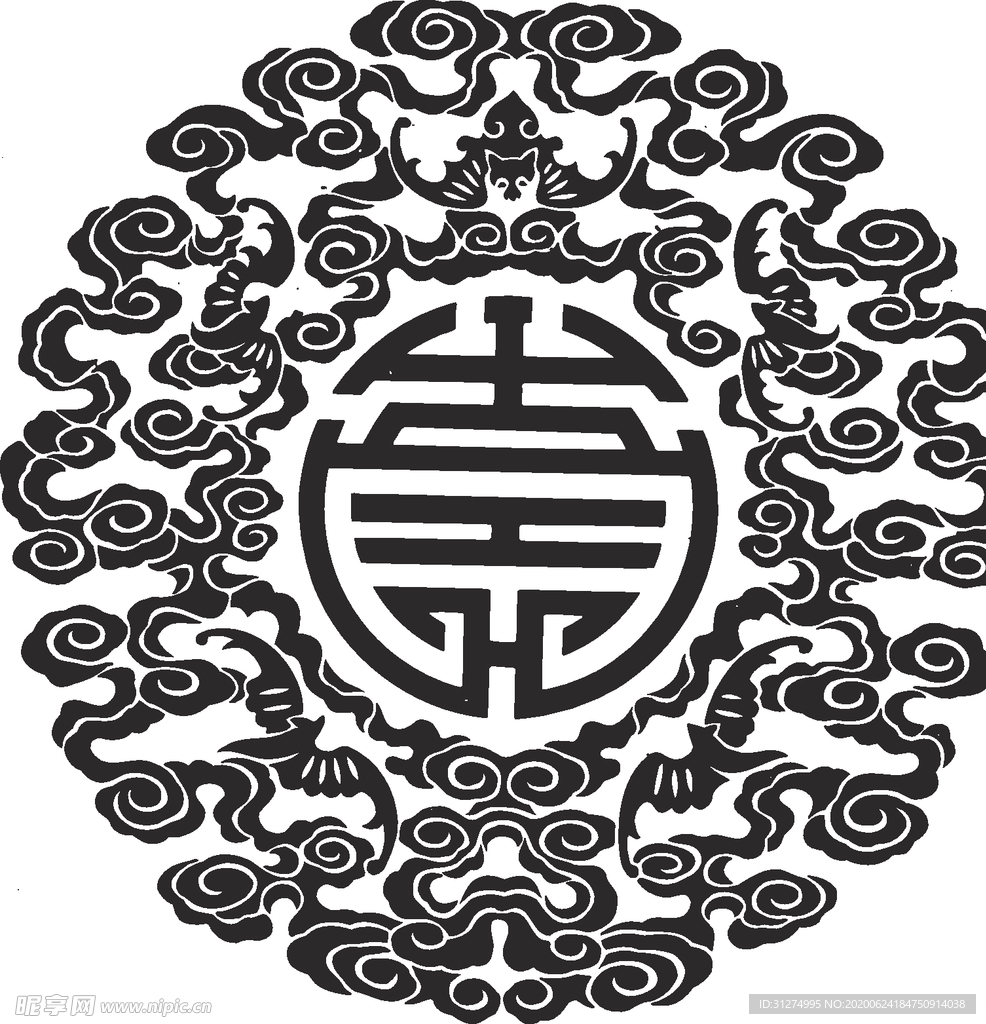 镂空花图案