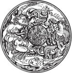 镂空花图案