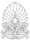 镂空花图案