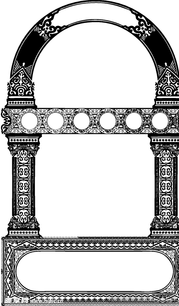 镂空花图案