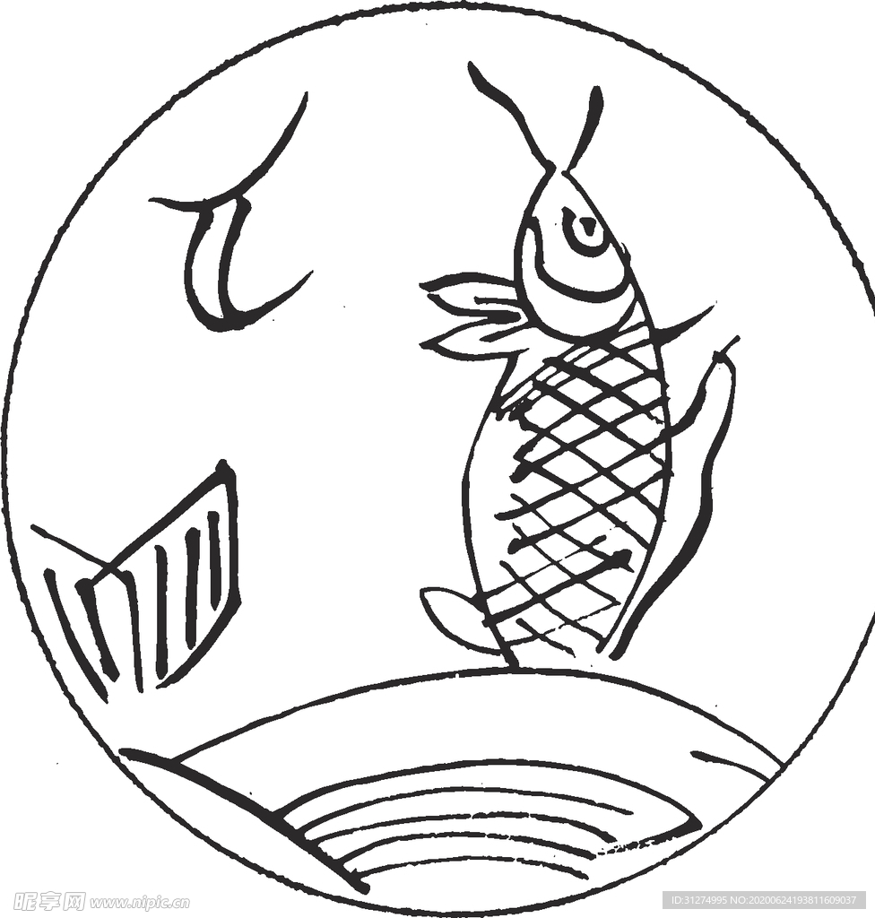 镂空花图案