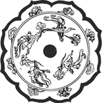 镂空花图案
