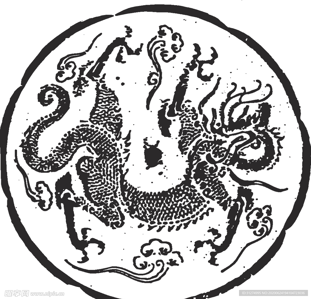 镂空花图案
