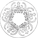 镂空花图案