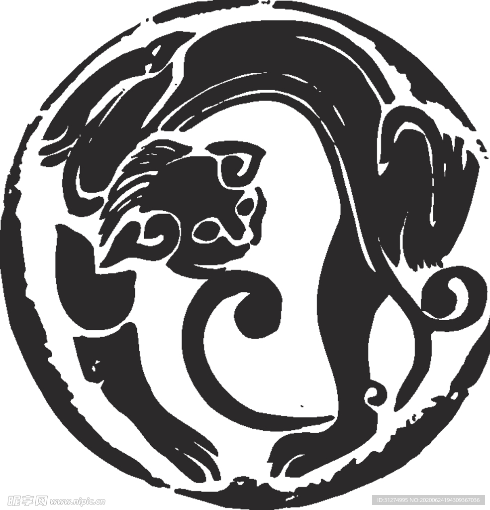 镂空花图案