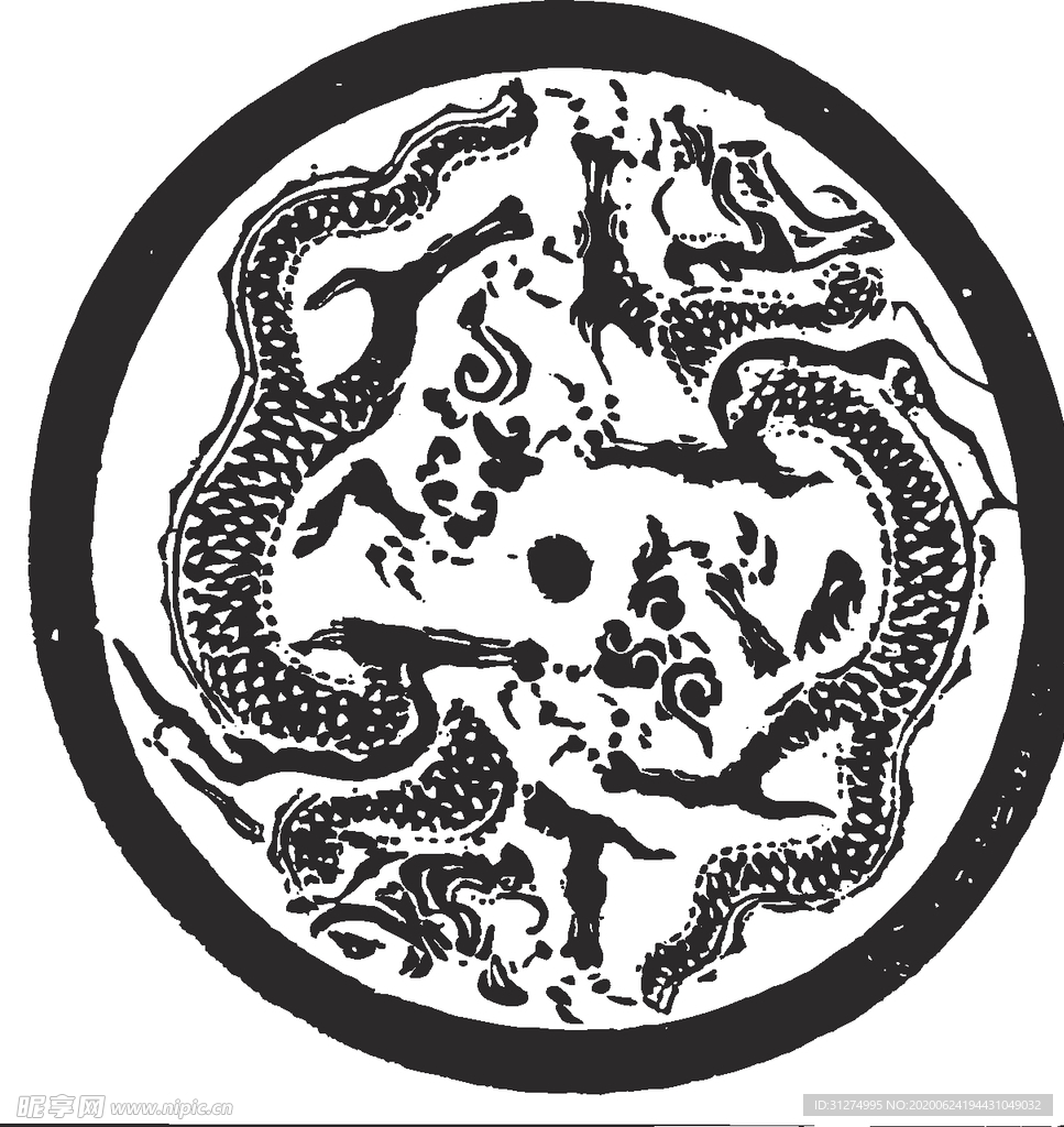 镂空花图案