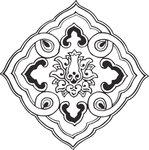 镂空花图案