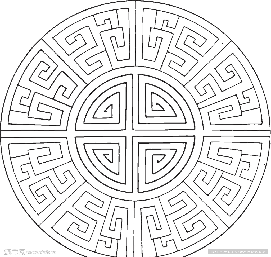 镂空花图案